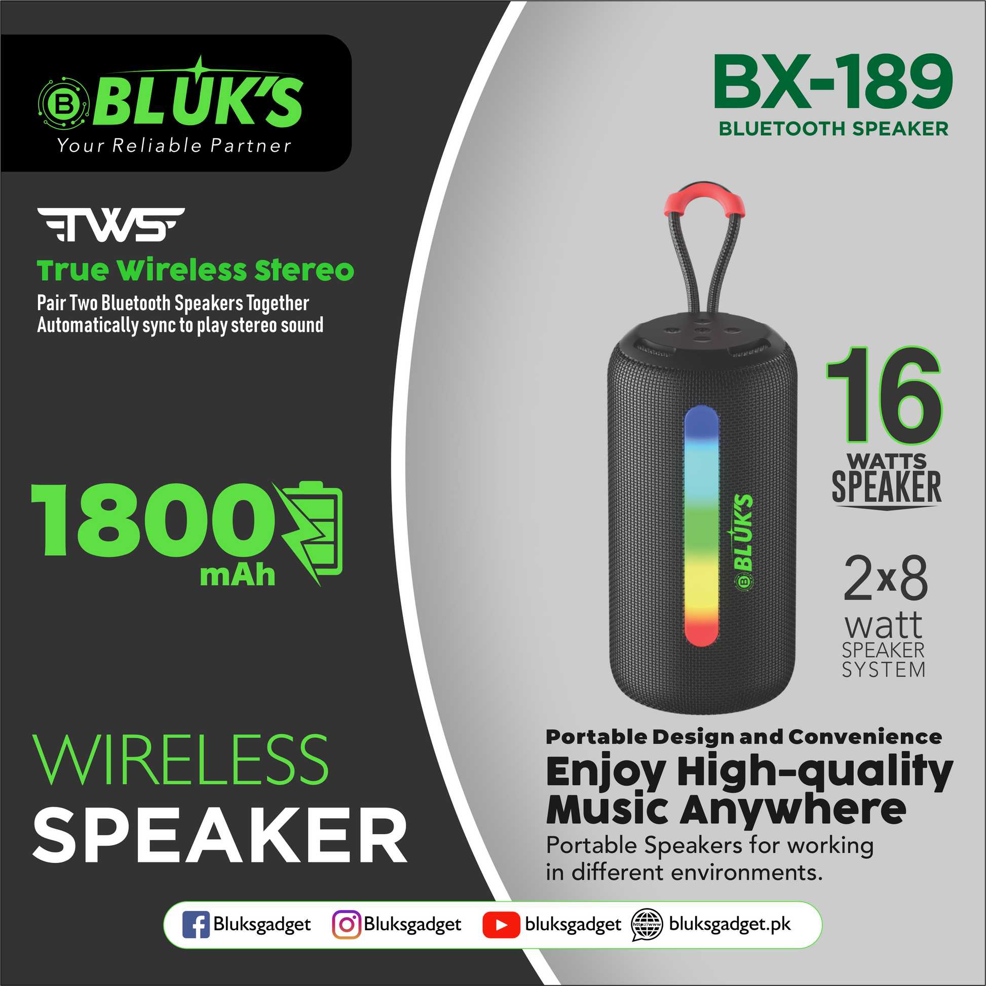 Hmdx Dynamite Dynamite Wireless JAM Dynamite Portable Bluetooth