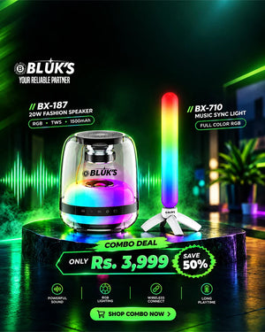 Ultimate RGB Combo – BX-187 20W Speaker + BX-710 Music Sync Light