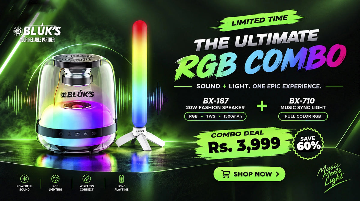 The Ultimate RGB Combo — BX-187 speaker + BX-710 light