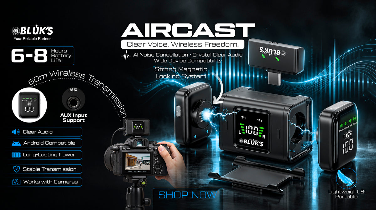 BX-25 AirCast dual wireless microphone