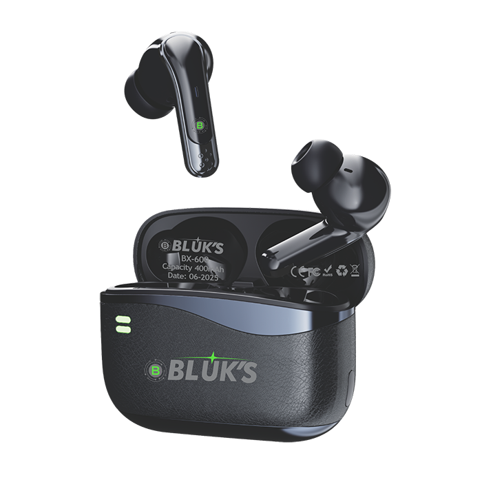 BX-600 Quad-Mic ANC + ENC AirBuds with 2.4G Dongle