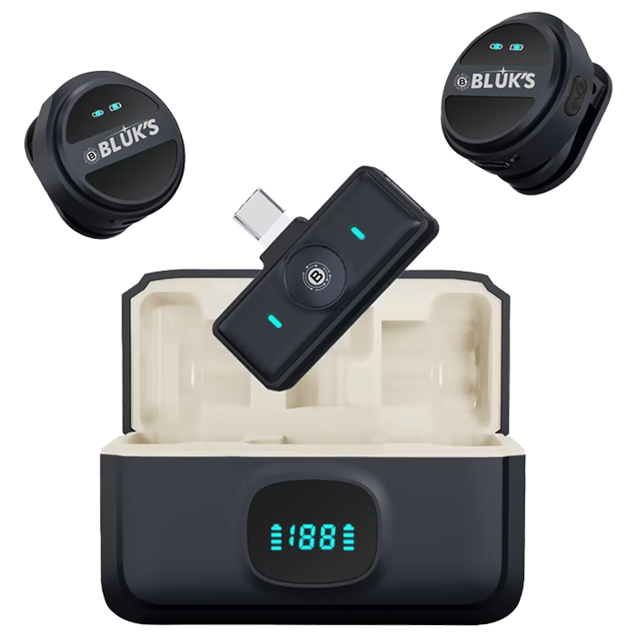 BX-12 Professional Wireless Bluetooth Microphone ANC