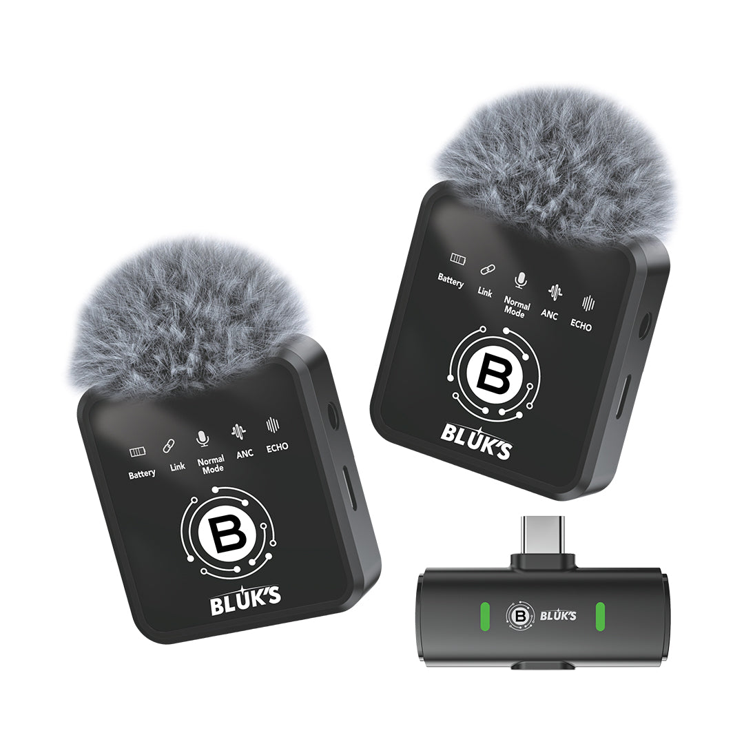 BLUK'S BX-18 | Lavaliere Collar Wireless ANC Mic